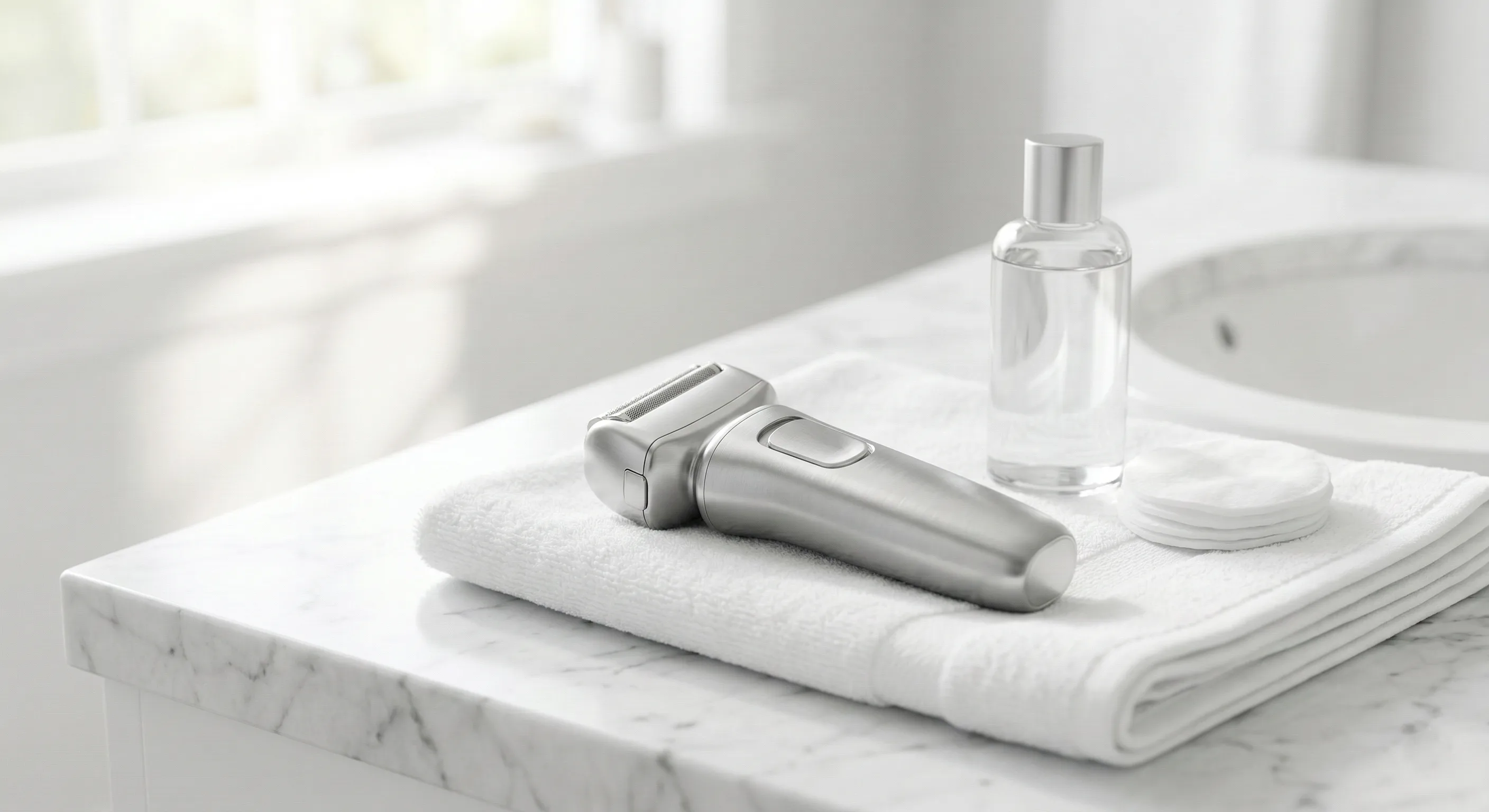 Whiteheads on neck from shaving