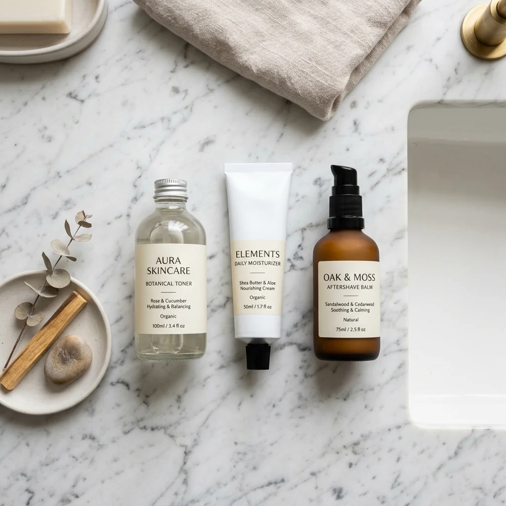 Post-shave skin barrier restoration routine: pH-balanced toner followed by fragrance-free moisturizer